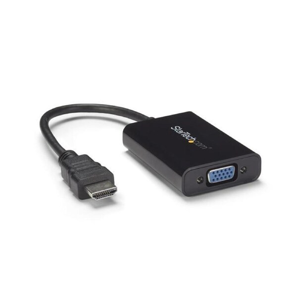 StarTech HDMI to VGA Video Adapter Converter with Audio for Desktop PC / Laptop / Ultrabook - 1920x1080