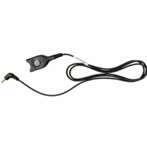 EPOS - SENNHEISER DECT/GSM Cable: EasyDisconnect with 60 cm cable to 2.5mm - 3 Pole jack plug To use with a DECT & GSM phone featuring a 2.5 mm - 3 pole port. (CCEL 191-1)