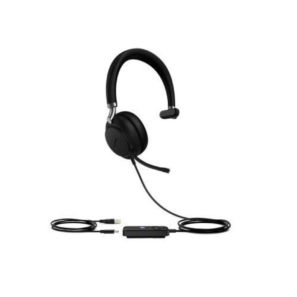 Yealink UH38 Dual Mode USB and Bluetooth Headset, Mono, Usb-A, UC Call Controller, Dual Noise-Canceling Mics, Busy Light