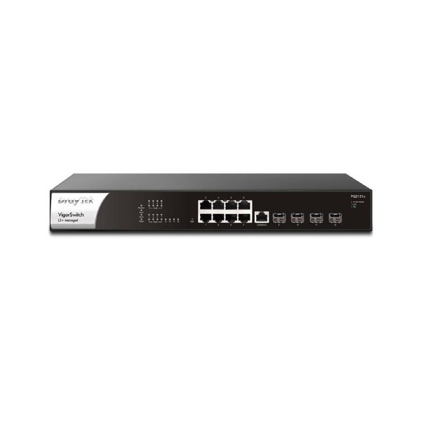 Draytek VigorSwitch PQ2121x 2.5GbE L2+ Managed Switch with PoE+