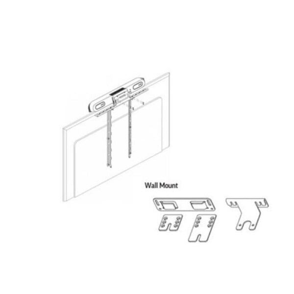 HP Poly Studio X30 Mounting Kit With Inverted Mount Option Includes Tv Mount And Wall Moun