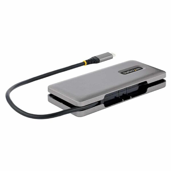 StarTech HB31CM4CPD3 laptop dock/port replicator Wired USB 3.2 Gen 2 (3.1 Gen 2) Type-C Grey