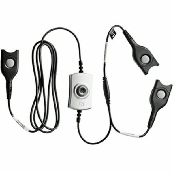 EPOS - SENNHEISER Training cable:2 x ED to ED open microphone and open speaker on both the trainee and trainer side, with the option to mute button for trainer (ATC 02)