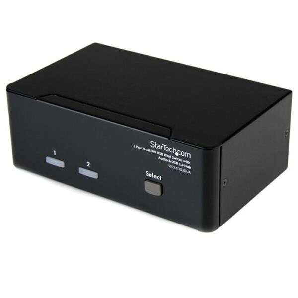 StarTech 2 Port Dual DVI USB with Audio & USB 2.0 Hub