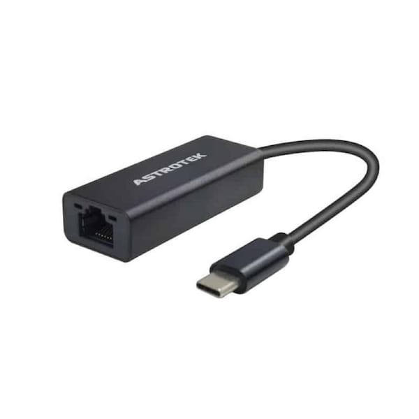 AT-USBCRJ45-MF - Astrotek USB-C to RJ45 Gigabit LAN Network Ethernet Adapter 15cm Cable Male to Female for iPad Pro Macbook Air Samsung Galaxy MS Surface Dell XPS