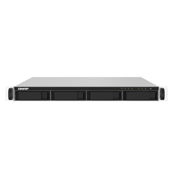 QNAP TS-432PXU-2G 4-Bay 1U rackmount NAS Cortex-A57 quad-core 1.7GHz CPU, 2GB DDR4 UDIMM RAM(max 16GB), SATA 6Gb/s,2x 2.5Gbe, 2x10GbE SFP+,3y wty (no RAIL incl)