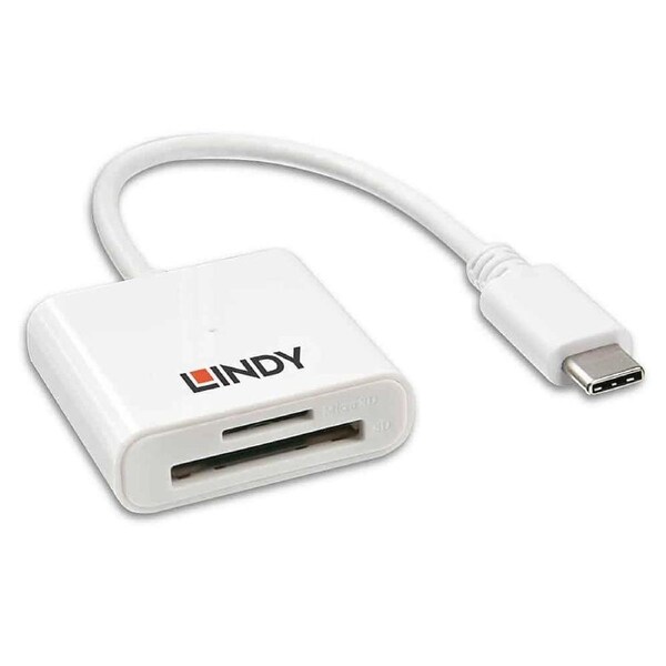 Lindy card reader USB 3.2 Gen 1 (3.1 Gen 1) Type-C White