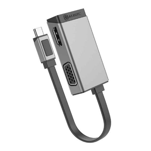 Alogic Magforce DUO Play 2-in-1 Adapter (Usb-c to Hdmi + VGA ) Adapters & Converters - ULCVGHD-SGR