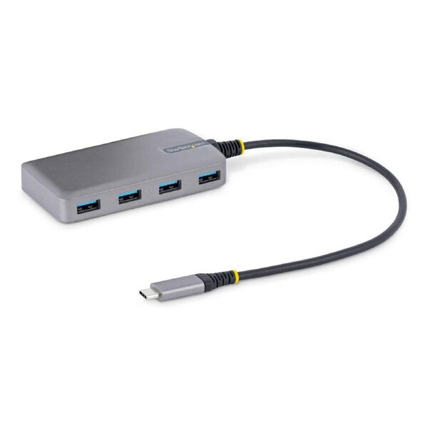 StarTech 5G4AB-USB-C-HUB interface hub USB 3.2 Gen 1 (3.1 Gen 1) Type-C 5000 Mbit/s Grey