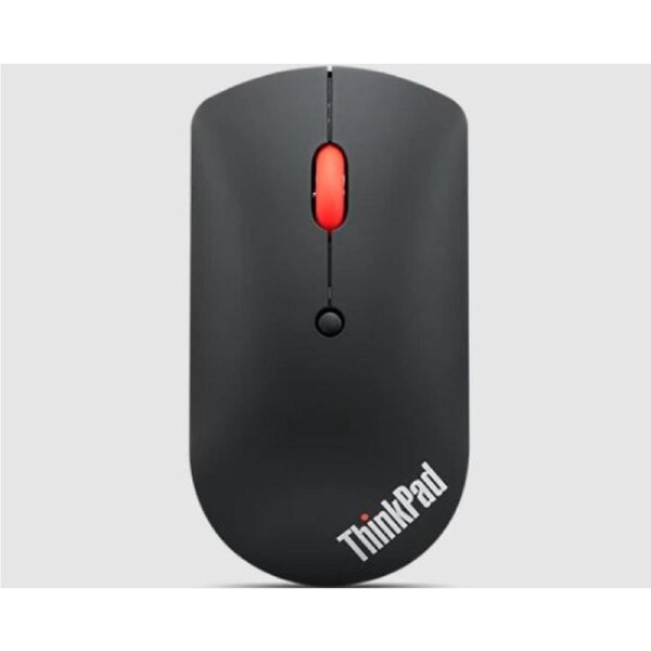 LENOVO 4Y50X88822 ThinkPad Bluetooth Silent Mouse - Dual-Host Bluetooth 5.0 to Switch Between 2 Devices,DPI Adjustment: 2400, 1600, 800, 1YR Battery Life