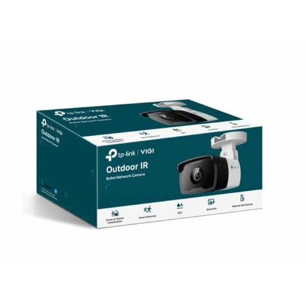 TP-Link VIGI 4MP C340I(2.8mm) Outdoor IR Bullet Network Camera, 2.8mm Lens, Smart Detection, 2YW (LD)