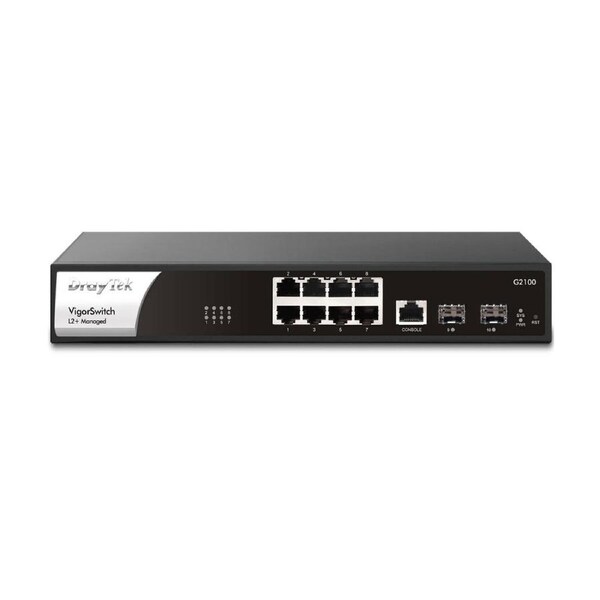 Draytek VigorSwitch G2100 10-Port Layer 2+ Managed Switch