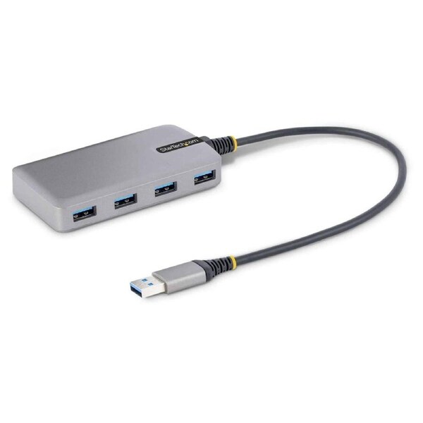 StarTech 5G4AB-USB-A-HUB interface hub USB 3.2 Gen 1 (3.1 Gen 1) Type-A 5000 Mbit/s Grey