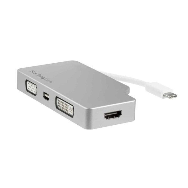 StarTech CDPVGDVHDMDP USB graphics adapter 3840 x 2160 pixels Silver