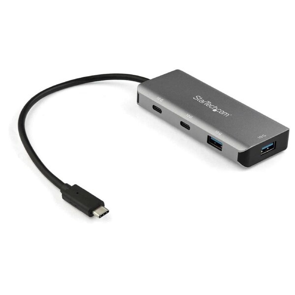 StarTech HB31C2A2CB interface hub USB 3.2 Gen 2 (3.1 Gen 2) Type-C 10000 Mbit/s Black, Grey