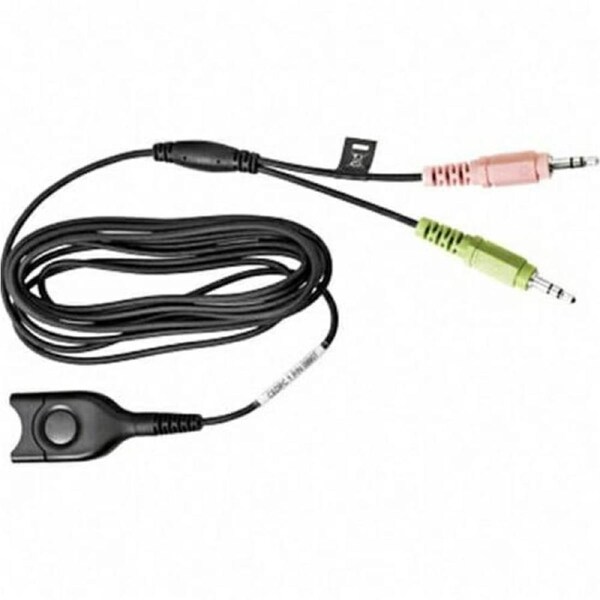 EPOS - SENNHEISER PC cable: Easy Disconnect to two 3.5mm jack plugs used when connect headset directly to PC's standard sound card (CEDPC 1)