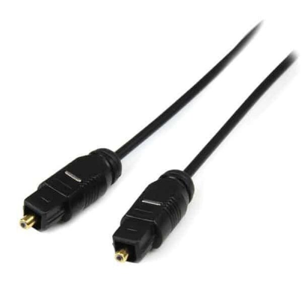 StarTech 10 ft Thin Toslink Digital audio cable 3,05 m Black