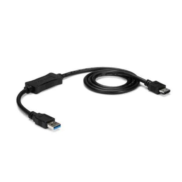 StarTech USB 3.0 to eSATA HDD / SSD / ODD Adapter Cable - 3ft eSATA Hard Drive to USB 3.0 Adapter Cable - SATA 6 Gbps
