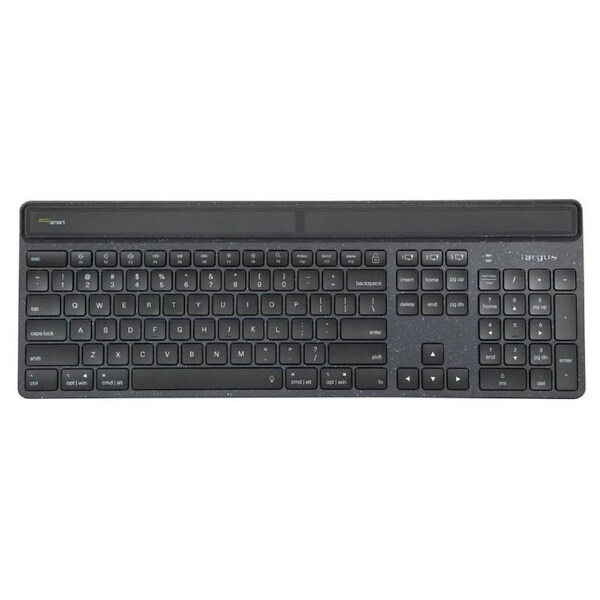Targus AKB868US EcoSmart Sustainabke Energy Harvesting BT Keyboard