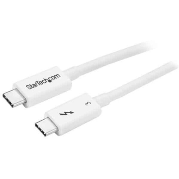 StarTech TBLT34MM50CW Thunderbolt cable 0,5 m 40 Gbit/s White