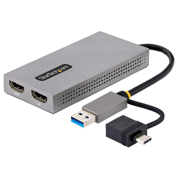 StarTech 107B-USB-HDMI USB graphics adapter 3840 x 2160 pixels Grey
