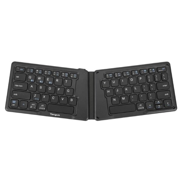 Targus AKF003US Ergonomic Foldable Bluetooth Antimicrobial Keyboard