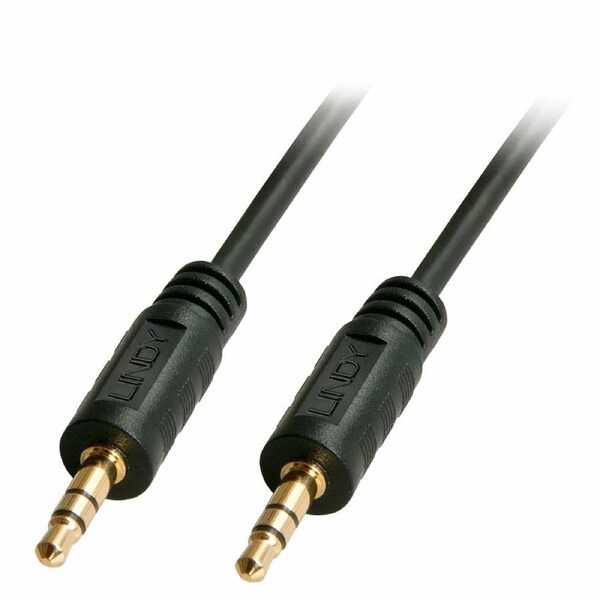 Lindy audio cable 3m 3.5mm Black