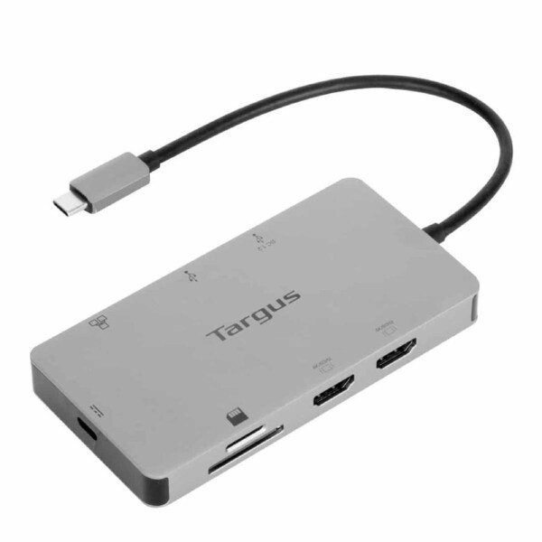Targus notebook dock/port replicator Wired USB 3.2 Gen 1 (3.1 Gen 1) Type-C Silver - DOCK423AU
