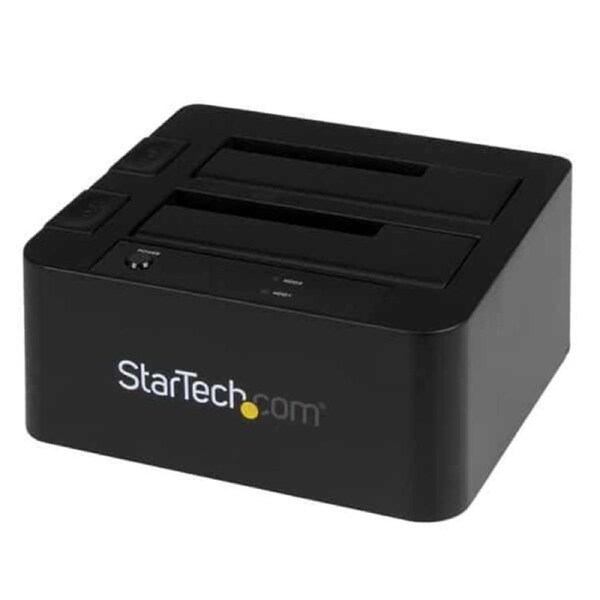 StarTech USB 3.0 / eSATA Dual Hard Drive Docking Station with UASP for 2.5/3.5in SATA SSD / HDD SATA 6 Gbps