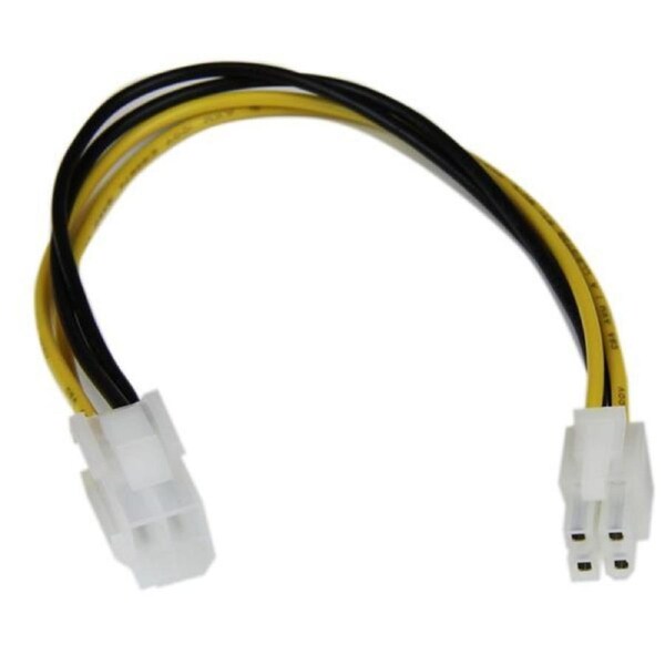 StarTech 8in ATX12V 4 Pin P4 CPU Power Extension Cable - M/F