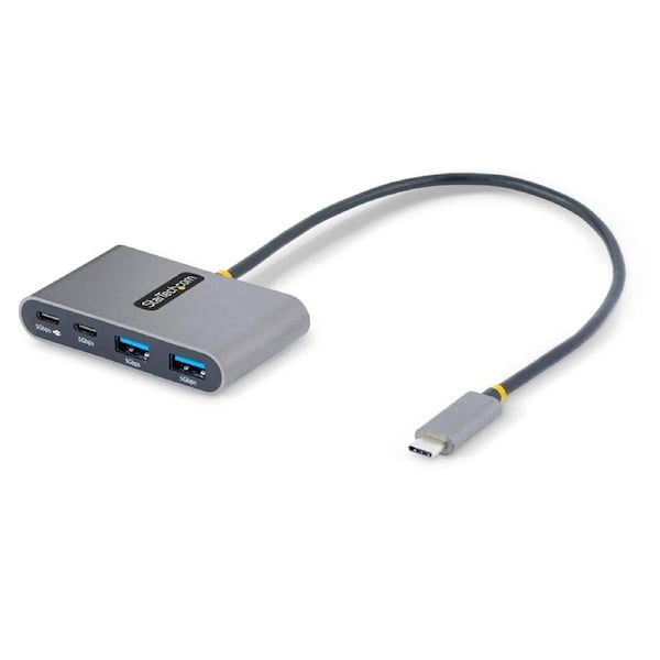StarTech 5G2A2CPDB-USB-C-HUB interface hub USB 3.2 Gen 1 (3.1 Gen 1) Type-C 5000 Mbit/s Grey