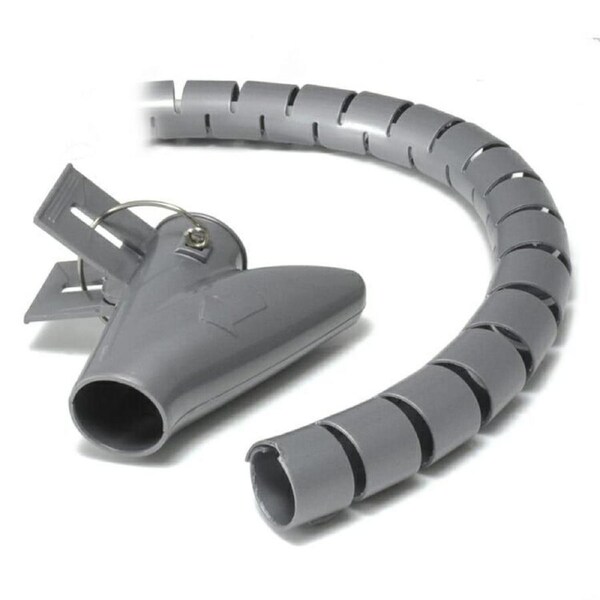 Alogic Ty-it 1.5m Zip Cable Wrap With Clip Tool Organiser20mm/grey Management Accessories - ZCW201-5GRY