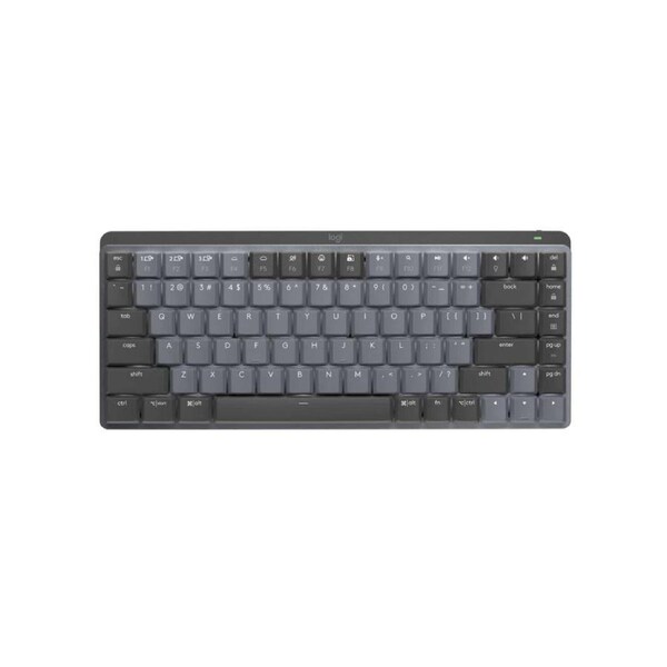 Logitech MX Mini Mechanical keyboard RF Wireless + Bluetooth QWERTY English Graphite, Grey