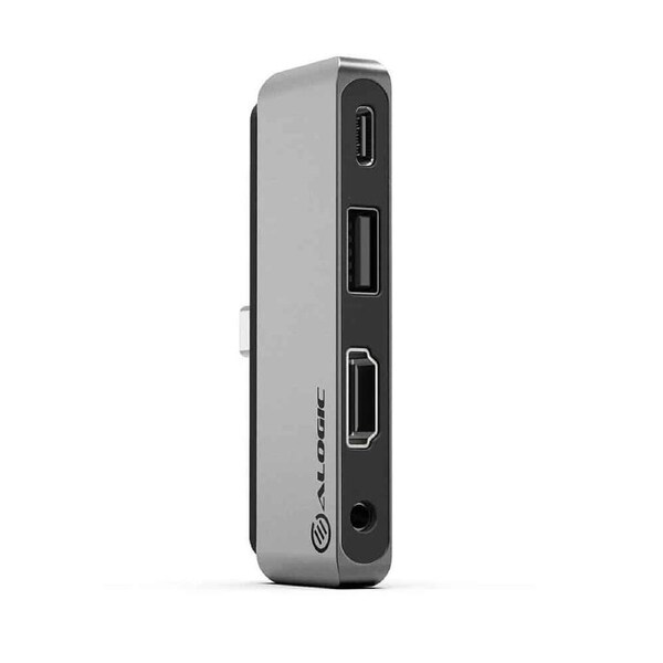 Alogic Usb- C Anchor Hdmi Hub Usb-a (USB 2.0) Usb-c (PD 60W) 3.5mm Audio Jack 4K@30hz USB Hubs - UCANCHD