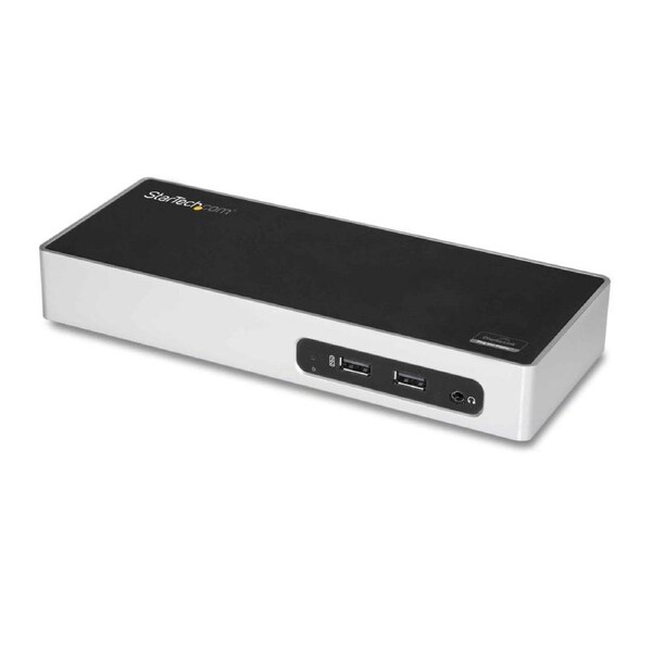 StarTech DK30ADD laptop dock/port replicator Wired USB 3.2 Gen 1 (3.1 Gen 1) Type-B Black, Silver