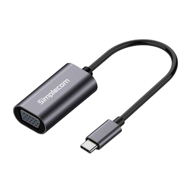 Simplecom DA104 USB graphics adapter 1920 x 1080 pixels Grey