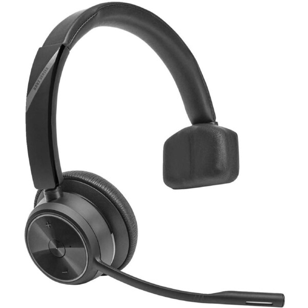 HP POLY Savi 7310 UC Monaural Wireless DECT Headset, Black