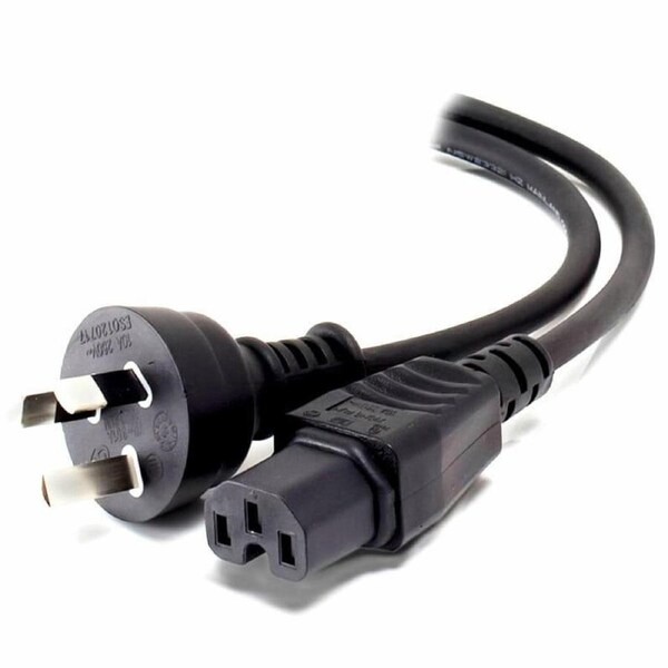 Alogic 3m Aus 3 Pin Mains Plug to IEC C15 High TemperatureMale Female Power Cables - MF-3PC15-03
