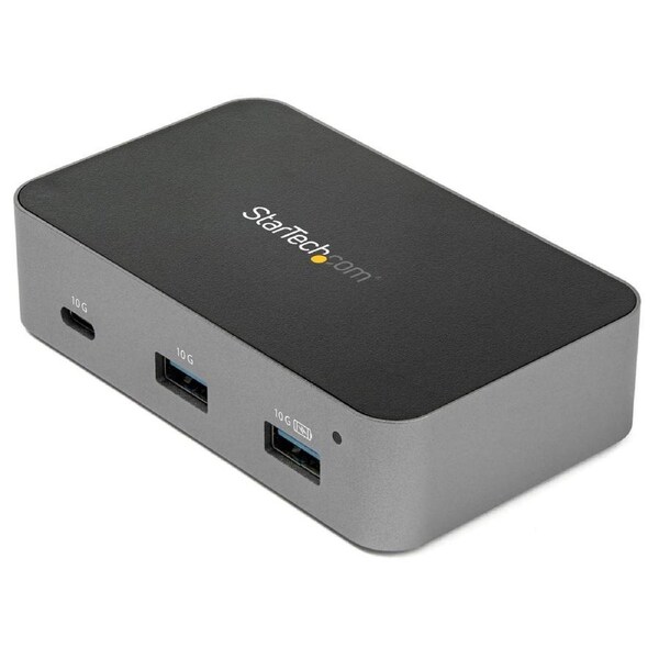 StarTech HB31C2A1CGS interface hub USB 3.2 Gen 2 (3.1 Gen 2) Type-C 10000 Mbit/s Black, Grey