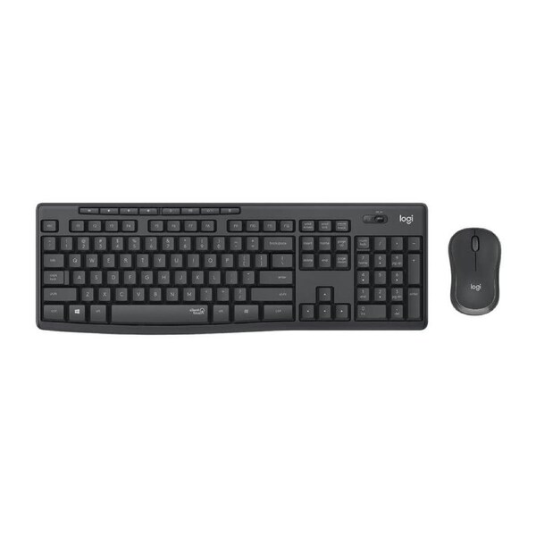 Logitech MK295 keyboard Mouse included RF Wireless Graphite