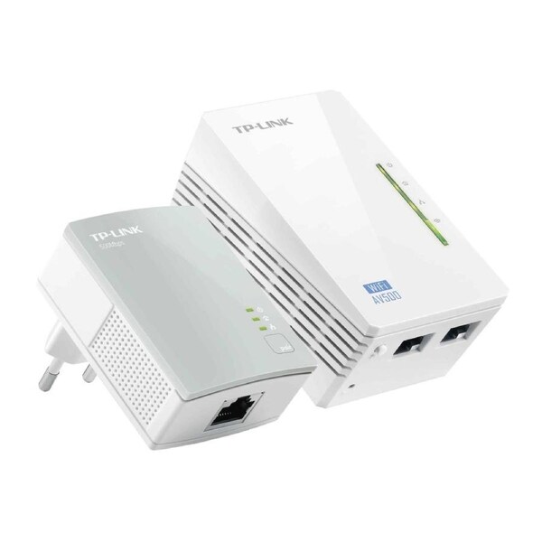 TP-Link TL-WPA4220 KIT PowerLine network adapter 300 Mbit/s Ethernet LAN Wi-Fi White 1 pc(s)