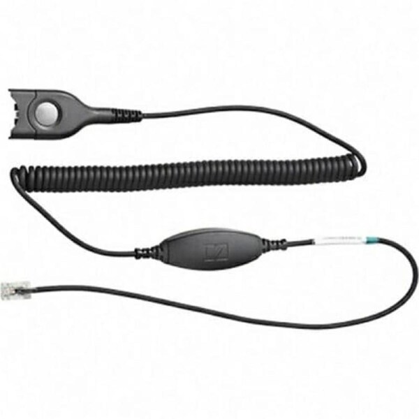 EPOS - SENNHEISER CLS 01 Bottom cable: EasyDisconnect to Modular Plug - Coiled cable - For some low mic sensitivity phones