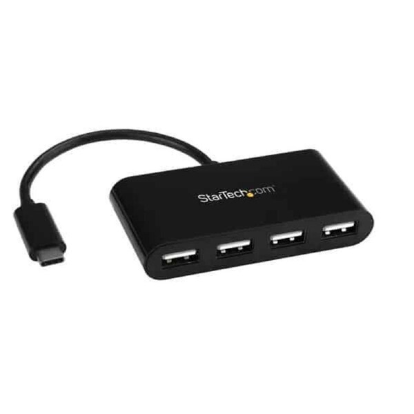 StarTech ST4200MINIC interface hub USB 2.0 Type-C 480 Mbit/s Black