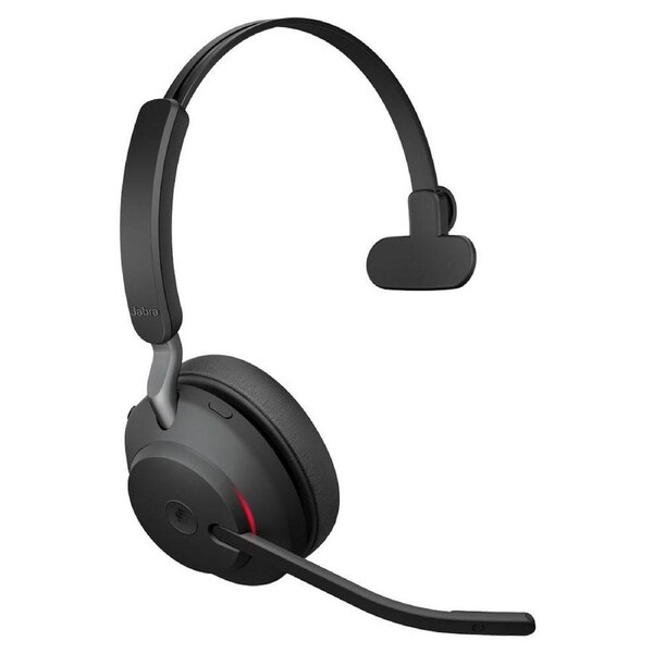 Jabra Evolve2 65 MS Wireless Headset, Black, Link 380 USB-A, Mono