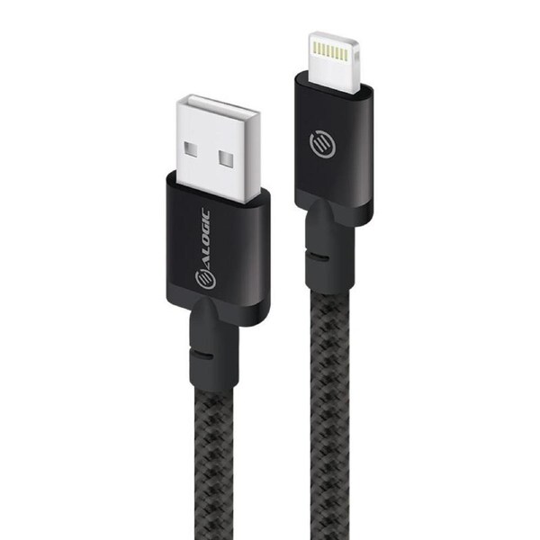 MU28P-03BLK - ALOGIC Prime Lightning to USB Charge & Sync Cable - 3m Black (Apple Certified under MFi)