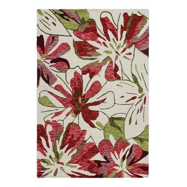 J.Elliot Home Agnes Rug 180x260cm Burgundy Multicolour Modern House Decor