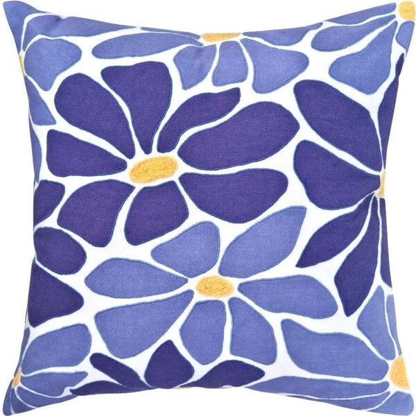 J.Elliot Home Frankie Cushion 50x50cm Navy & White Multicolour Home Decor