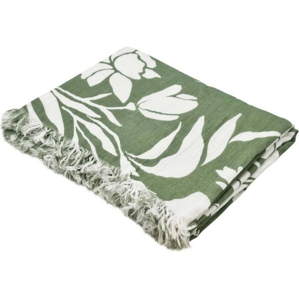 J.Elliot Home Jasmine Couch Throw 130x160cm Forest Modern Home/House Decor