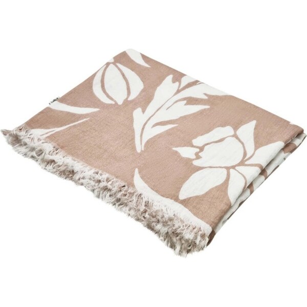 J.Elliot Home Jasmine Couch Throw Blanket 130x160cm Nude Modern Home Decor