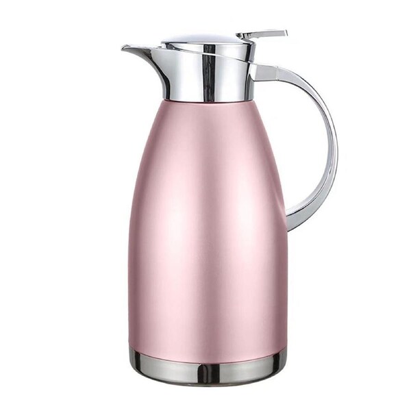 Soga 1.8L Rose Color 3-Layer Vacuum Insulated Water Bottle